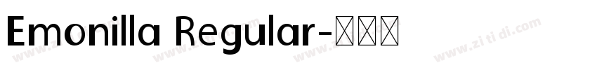 Emonilla Regular字体转换